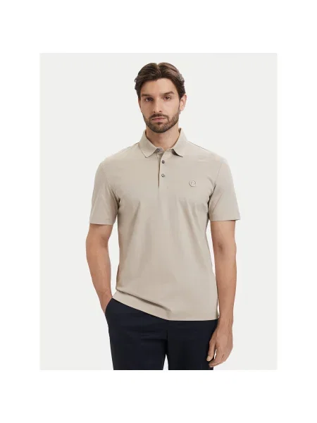 BOSS Polo marškinėliai C-Parris 01 Regular Fit smėlio