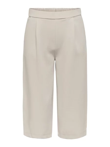 JDY Pantaloni cutați JDYGEGGO taupe gri