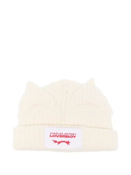 Шапка Charles Jeffrey Loverboy бяло