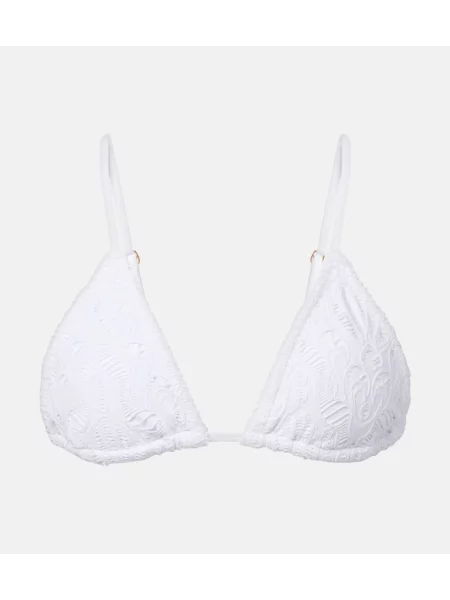 Bikini Farm Rio cu broderie alb