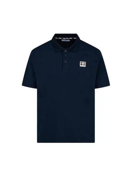 Koszulka polo Aquascutum niebieska
