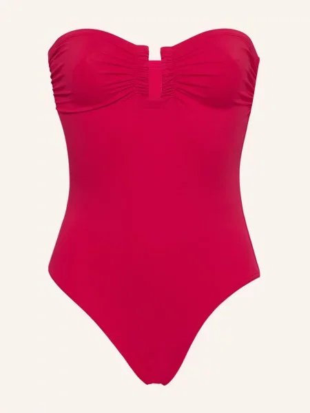 Eres Strój Kąpielowy Bandeau Cassiopée pink czerwony