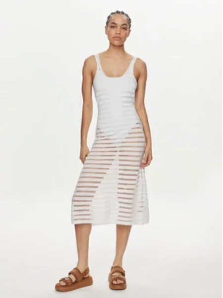 Calvin Klein Swimwear Plážové šaty bílá