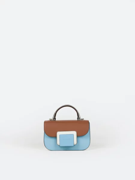 Cromia Сумка Шкіра блакитний
