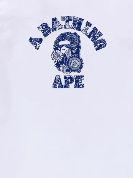 Póló A Bathing Ape® nyomtatás fehér