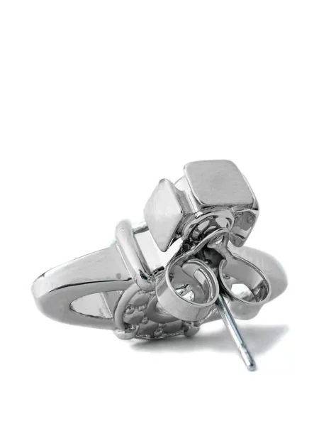 Cercei Vivienne Westwood de cristal argintiu