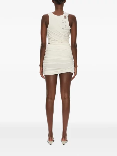 Rochie mini Christopher Esber alb