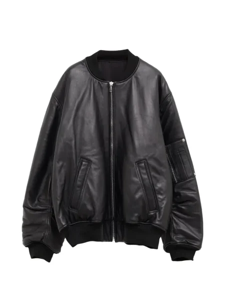 Geanta de piele Amal Guessous negru