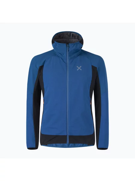Kurtka Montura Premium Wind Hoody deep blue/ orange niebieska