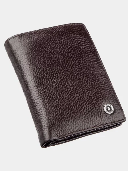 Кожаный кошелек Boston Leather Accessories коричневый