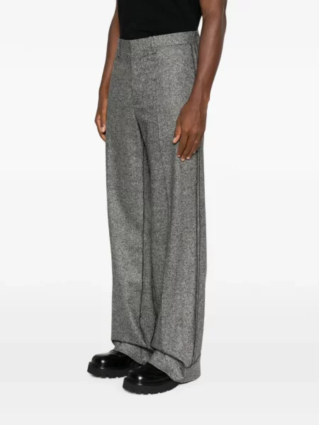 Cu centură pantaloni Mm6 Maison Margiela gri