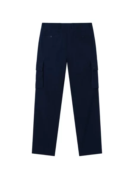 Pantaloni cargo Stone Island cu strasuri albastru