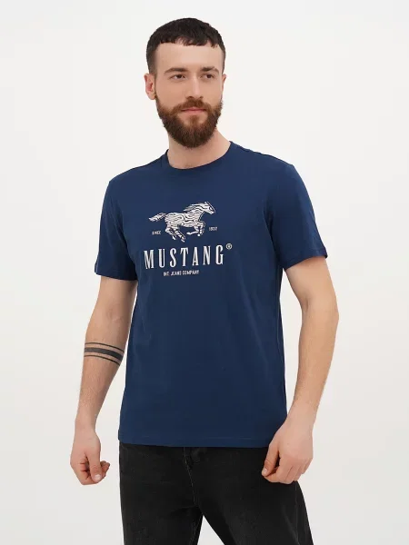 Футболка Mustang Jeans Austin синій