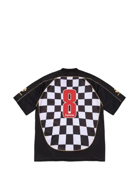 Fotbal hanorac Supreme din jerseu negru