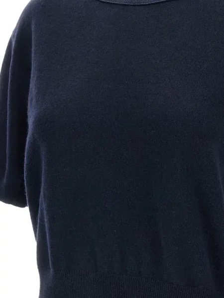 Tricou Lisa Yang scurt albastru