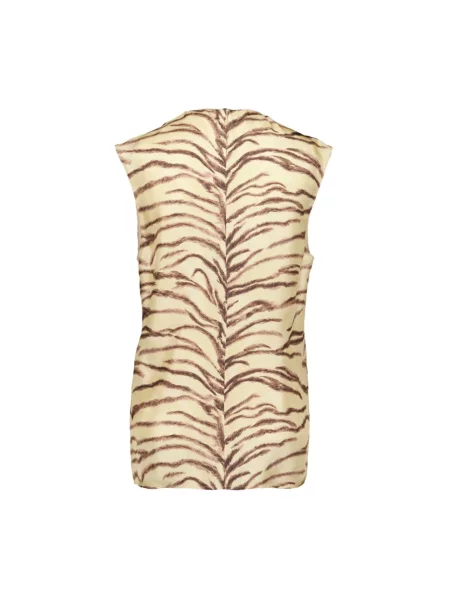 Top Stella Mccartney z nadrukiem beżowy