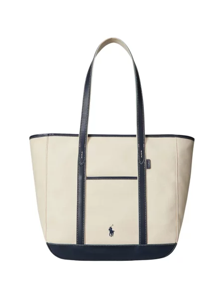 Кожени лоуфъри Polo Ralph Lauren бродирани синьо