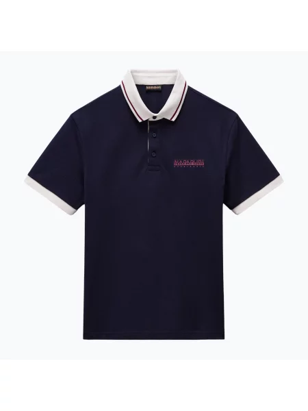 Koszulka polo Napapijri E-Zeri blu marine granatowe