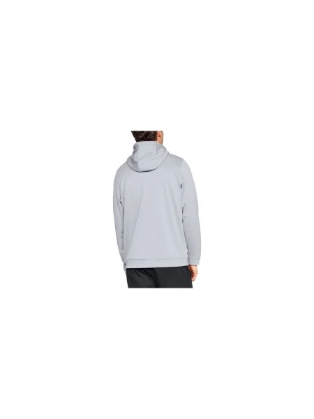 Hanorac cu glugă Under Armour din fleece alb