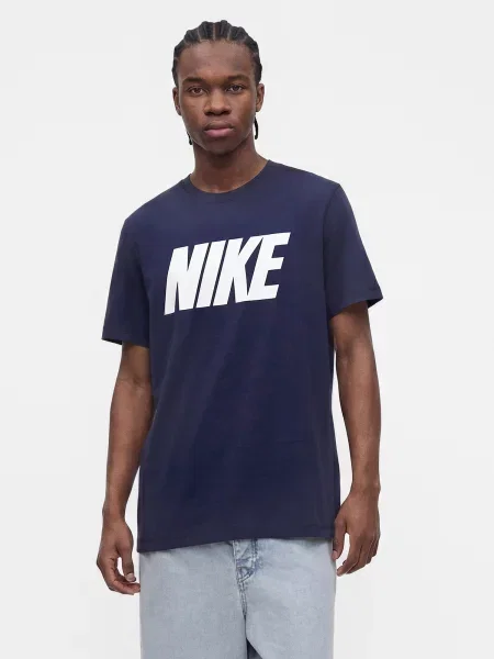 Nike Sportswear Tričko Club námornícka modrá biela