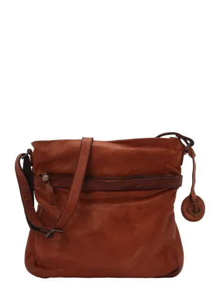 Harbour Geantă de umăr River coniac maro