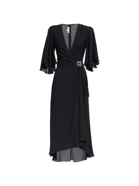 Rochie Elie Saab de mătase negru