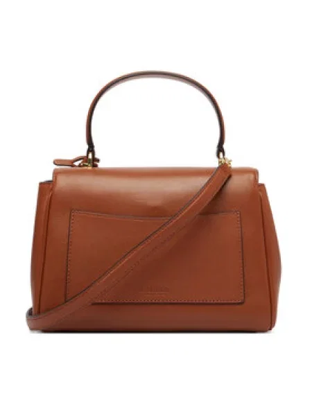 Crossbody torbica Lauren Ralph Lauren rjava