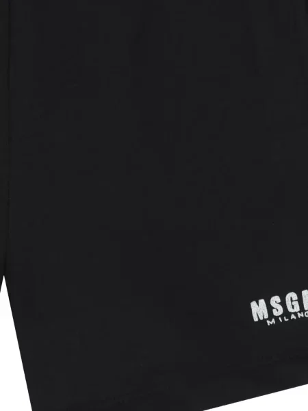 Szorty dziecięce Msgm czarne