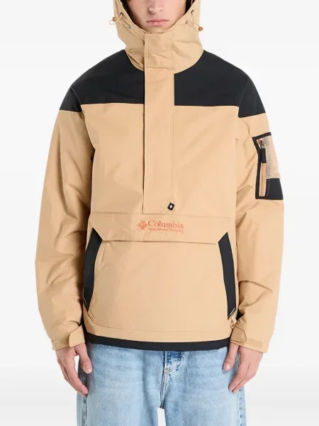 Pulover Columbia cu glugă maro