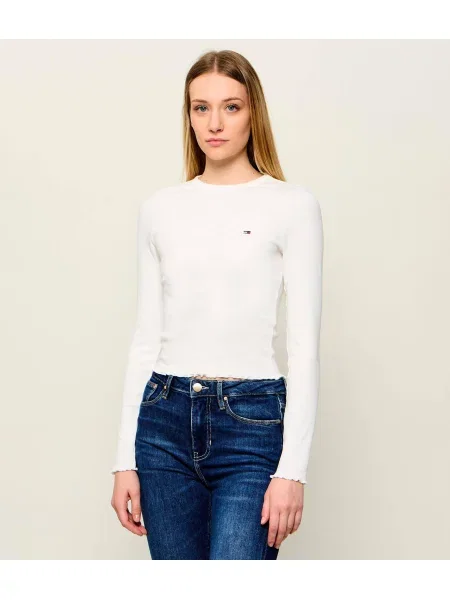 Tommy Jeans Bluză alb