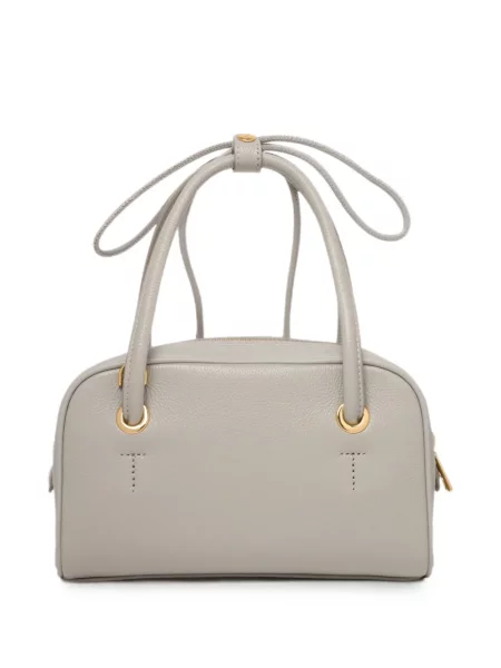 Geantă shopper Furla din piele gri