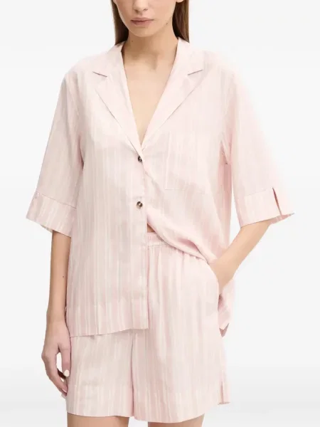Pijamale Chantelle cu dungi roz