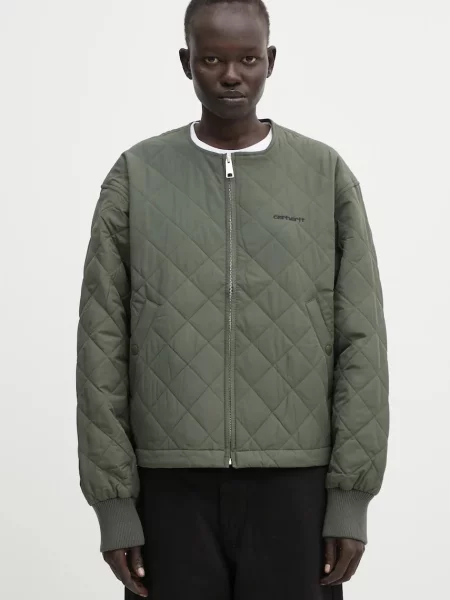 Carhartt WIP geacă W Elma Liner de tranziție verde