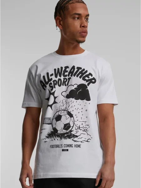 Fotbal tricou sport Merchcode alb