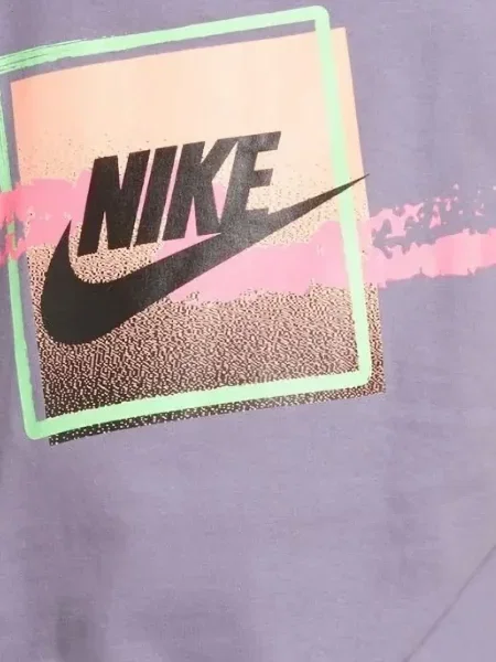 Tricou grafic Nike cu imagine alergare din fleece negru