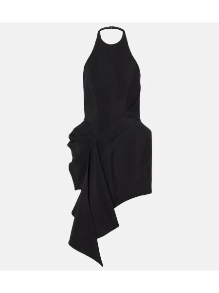 Rochie Mugler drapată negru