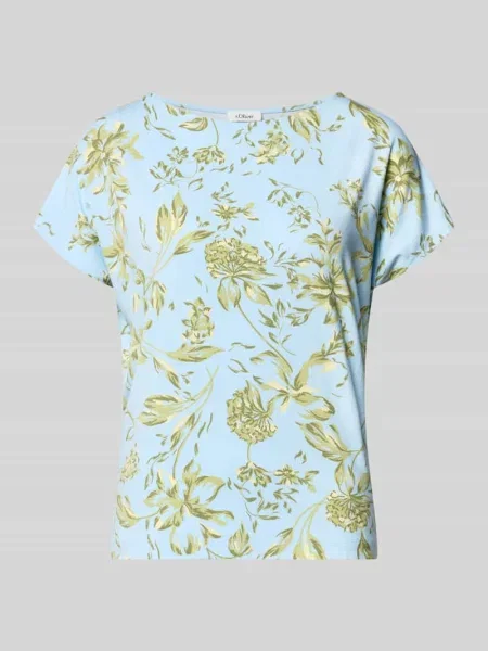 T-shirt o kroju relaxed fit z miękkiej mieszanki S.oliver Red Label