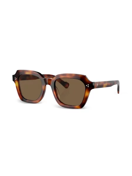 Saulės akiniai Oliver Peoples žalia