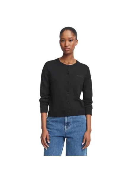 Kardigan Guess Jeans wełniany czarny