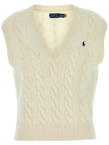 Vlněné dvouřadé polotričko Polo Ralph Lauren s autogramem zelené