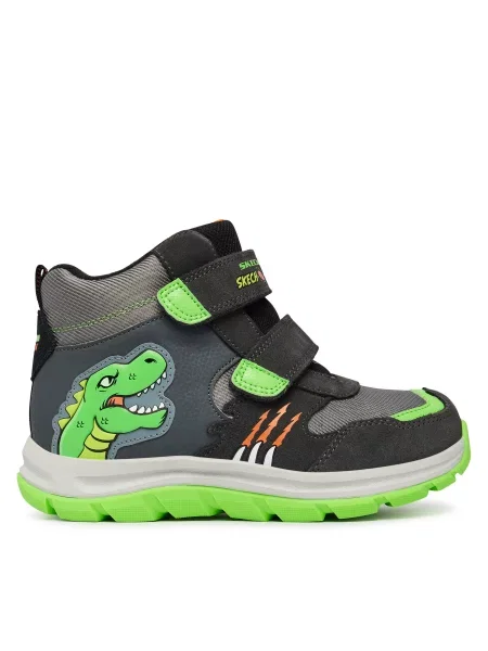 Gležnjače Skechers Dynamic Trail Dino-Scouts siva