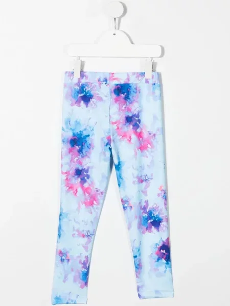 Legginsy dziecięce Msgm niebieskie