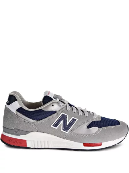 Semišové tenisky New Balance 574 šedé