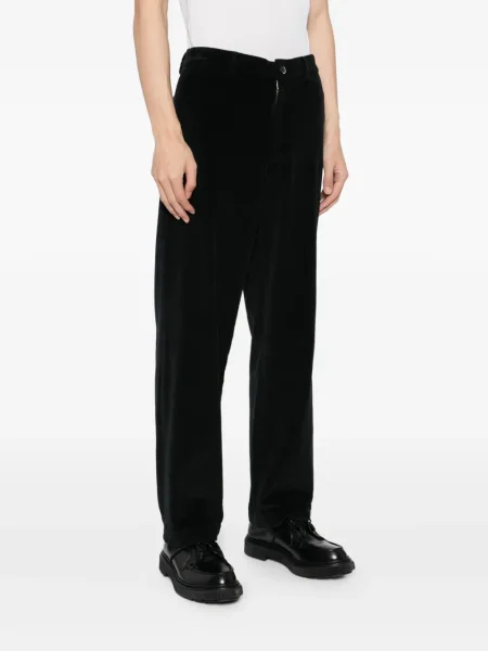 Pantaloni Barena de catifea cord negru