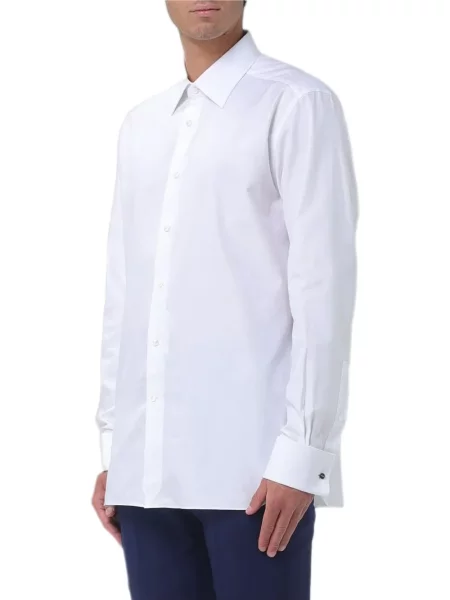 Cămașă Zegna din poplin alb