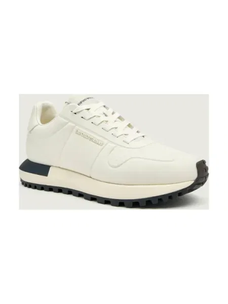 Sneakers Emporio Armani alb