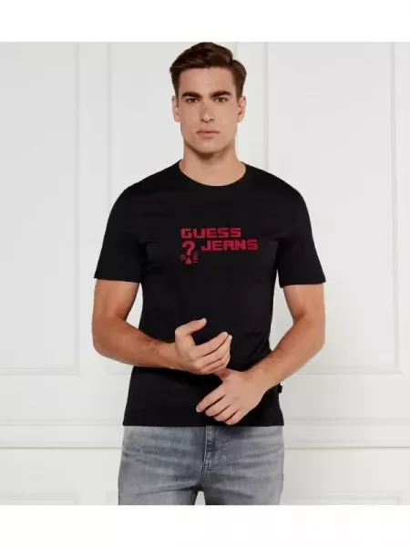 Guess Jeans Tricou negru
