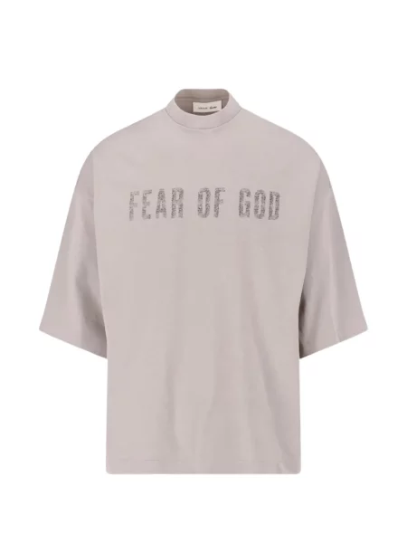 Tricou Fear Of God Essentials cu imagine gri