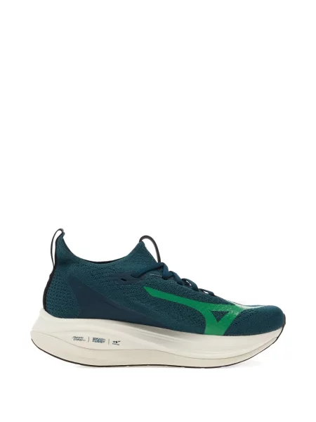 Sneakerși Mizuno cu șireturi din dantelă albastru