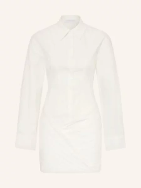 Leger Studio Sukienka Koszulowa Esma weiss biała